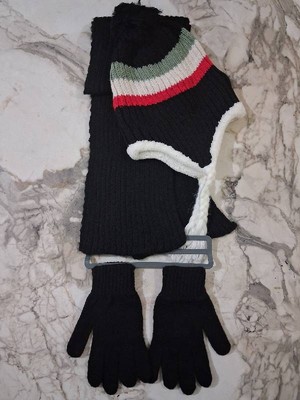 Edwol Çocuk Garson Boy 3 Lü Atkı Bere Eldiven Takımı