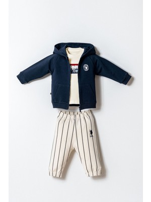 U.s. Polo Assn. Erkek Bebek Lacivert 3lü Takım