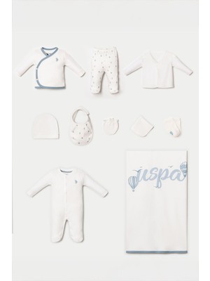 U.s. Polo Assn. Erkek Bebek Beyaz Hastane Çıkışı 10’lu Set