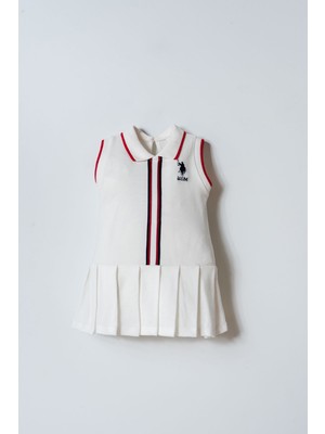 U.s. Polo Assn. Kız Bebek Beyaz Elbise