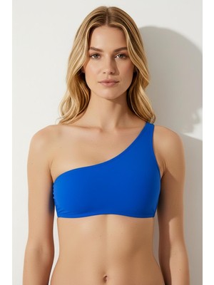 Ayyıldız 63566 Tek Omuz Saks Bikini Üstü