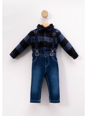 Beren Kids Papyonlu Şık Bebek Alt Üst Takım