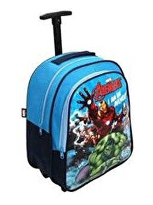 Marvel Çekçekli Ilkokul Avengers Suya Dayanıklı Çift Bölme Çocuk Erkek Çanta Beslenme Kutusu Hediyeli