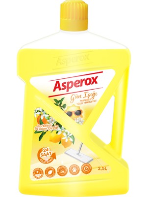 Asperox Gün Işığı Yüzey Temizleyici 2.5 lt Portakal ve Limon Çiçeği Kokusuyla Etkili Temizlik