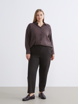 Soulife Büyük Beden Regular Fit Kadın Pantolon