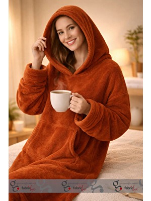 Fabric Box Wellsoft Kapüşonlu Giyilebilir Tv Battaniyesi - Sıcak Tutan Wellsoft Kapüşonlu