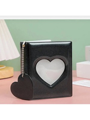 Nrcn Siyah Binder Kpop Fotokartlık Mini Albüm, 6x9 Instax Fotoğraf Resim Albümü Kartlık