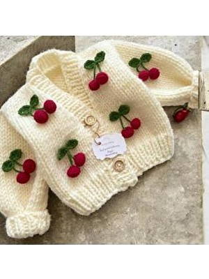 Charme Elegant El Örgüsü Bebek Ceket