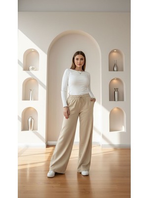 Divinus Salaş Geniş Paça Yan Cepli Eşofman Altı