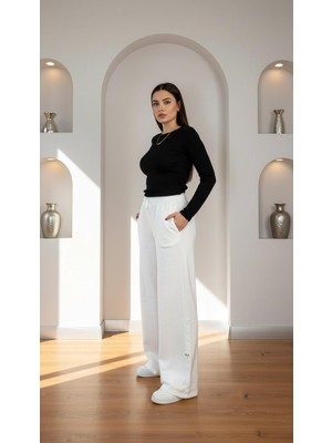 Divinus Salaş Geniş Paça Yan Cepli Eşofman Altı