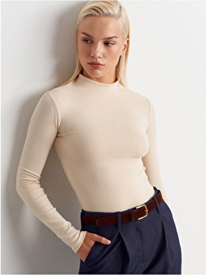 Dilvin 31433 Dik Yaka Top-Taş