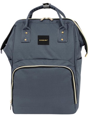 Erseyy Çok Amaçlı Anne Bebek Bakım Sırt Çantası Klasik Gri