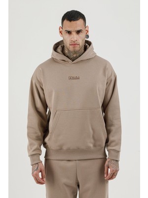 Airlife Bolder Fz.7 Kanguru Cepli Erkek Kapüşonlu Sweatshirt Kahverengi