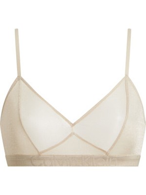 Calvin Klein Unlıned Bralette Kadın Bej Bralet
