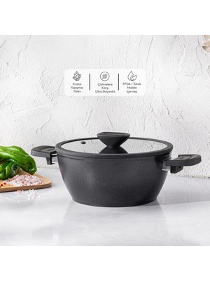 Emsan Diamente Derin Tencere 24 cm