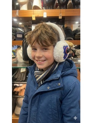 Şapkacımadam Erkek Çocuk Peluş Figürlü Kulaklık