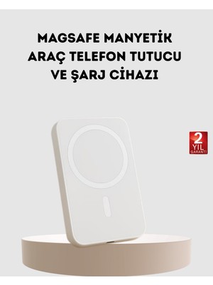 Mbb E-Ticaret 5000MAH Manyetik Powerbank – iPhone Serisi Için Taşınabilir Kablosuz Şarj Cihazı