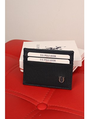 U.s. Polo Assn. 8442-8443-8444 Hakiki Deri Cüzdan Kartlık Lacivert