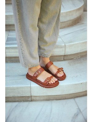 Milaya Shoes Nata Tokalı Yazlık Kadın Terlik