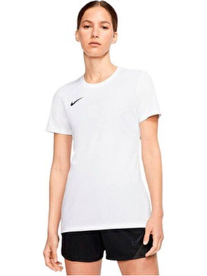 Nike W Nk Dry Park Vıı Jsy Ss Kadın Tişört Kısa Kol Beyaz Düz Desenli Günlük Kullanım İçin BV6728-100
