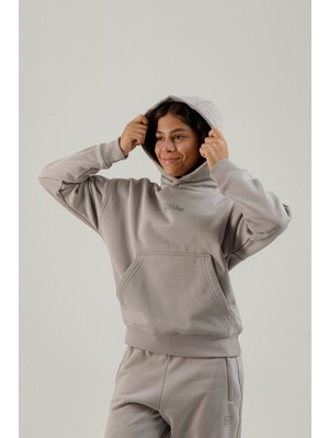 Airlife Bolder Fz.7 Kanguru Cepli Genç Çocuk Kapüşonlu Sweatshirt Gri