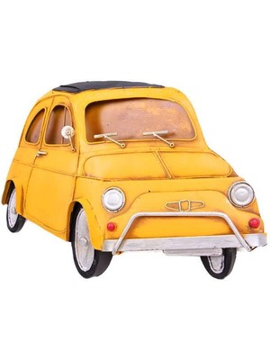 Erseyy Dekoratif Metal Çerçeve Üç Boyutlu Araba Vintage Hediyelik