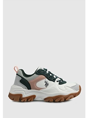 U.S. Polo Assn. Tracky Beyaz Kadın Sneaker