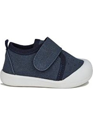 Vicco Lacivert - Kız Bebek Pudra Ilk Adım Ayakkabısı Sneaker