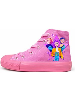 ALCdesing Baskılı Kız Çocuk Spor Ayakkabı ve Sneakers