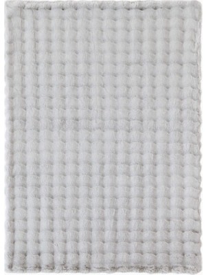 Farleigh Buzlu Mavi Suni Kürk Battaniye, Süper Yumuşak, Çift Taraflı, 127X178 cm