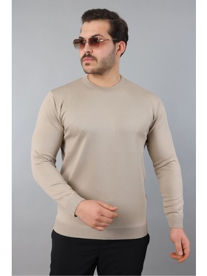 Masso Erkek Uzun Kol Polo Yaka Düğmeli Çizgili Triko