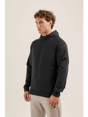 Airlife Saturn Ur7 Pro I Tam Boy Fermuarlı Erkek Kapüşonlu Sweatshirt Lacivert