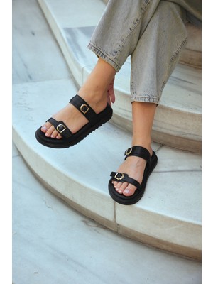 Milaya Shoes Nata Tokalı Yazlık Kadın Terlik
