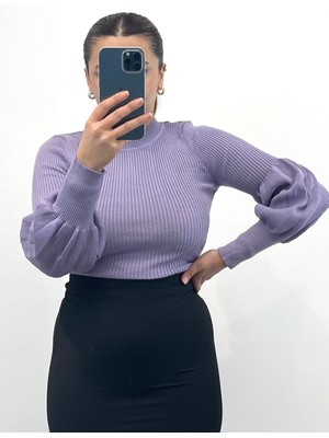 Balon Kol Balıkçı Triko Body