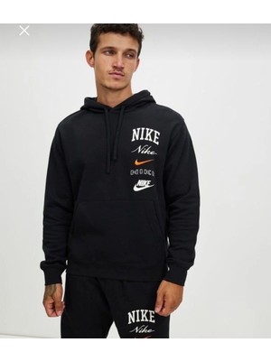 Nike Club Stil Sweatshirt Erkek Siyah FN2634-010
