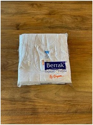 Berrak Tamamen Pamuk Erkek Atlet 6'lı Paket Dokuma Kumaş ile Rahat Günlük Kullanım