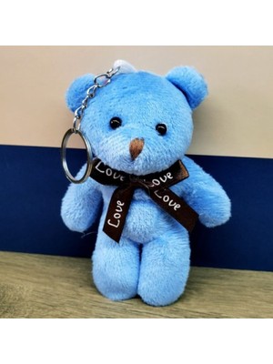 Selfbuysell Mavi Peluş Ayıcık Anahtarlık