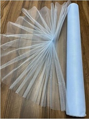 Buse Tül Mavi Tül 5 Metre Grek Tül Süs Tülü Parti Kapı Süsü Bebek Nikah Şekeri Süsleme Tütü Tülü