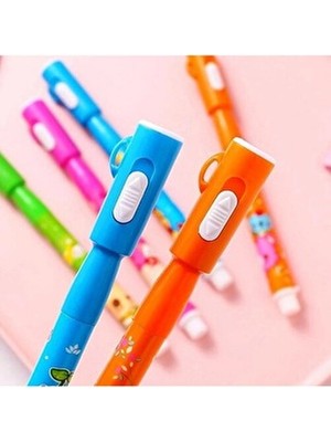 Modellino 2 Adet Işıklı Görünmez Kalem - Renk Seçenekli