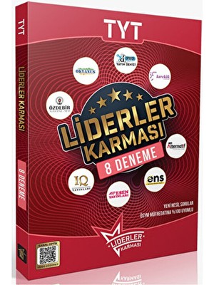 Liderler Karması 2026 Model TYT Deneme Seti Tüm Dersler 8 Deneme Video Çözümlü Sınav Hazırlığı