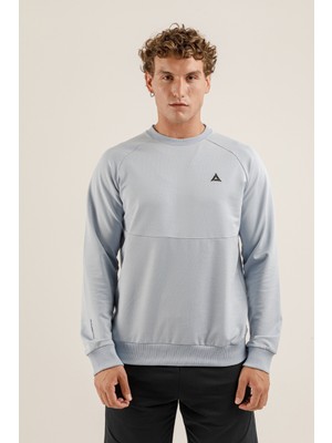 Airlife Saturn Ur7 Pro I Sıfır Yaka Erkek Sweatshirt Mavi