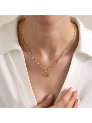 Gold Marley 14 Ayar Nova Kalp Altın Kolye