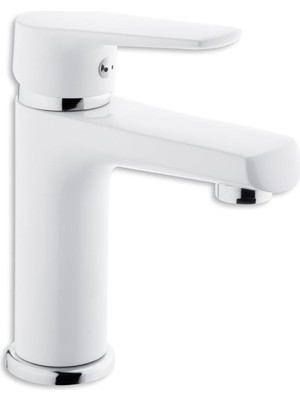 MegaVitrin Tema Zenn Beyaz Lavabo Bataryası Tse Belgeli 304 Paslanmaz 5 Yıl Garantili