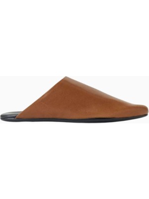 Jeffrey Campbell Kadın Deri Fathom Terlik, Minimalist Günlük Tasarım