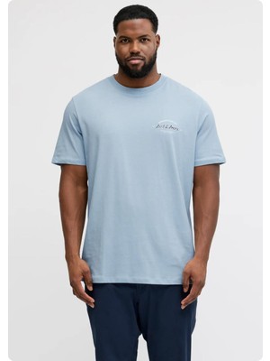Jack & Jones Jack&jones 12289681 Jjbrandon Tee Battal Buyuk Beden Erkek Tshırt