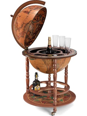 Zoffoli Calipso Classic Haritalı Dünya Bar Servis 60x98cm