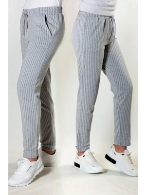 Comstar Unisex Slim Fit Çizgili Jogger - Çizgili Jogger
