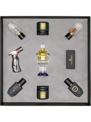 TOUCH OF OUD 9 Pieces Gift Set Iıı Lüks Parfüm, Tütsü ve Esans Yağları Hediye Seti