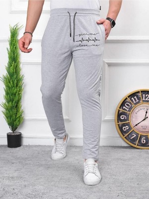 Comstar Erkek Iki Iplik Compact Kumaş Baskılı Eşofman