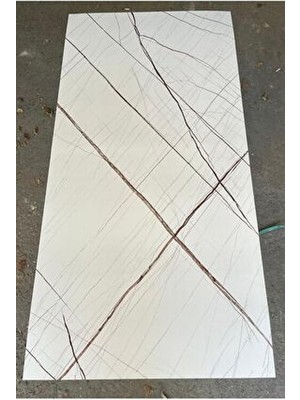 Ukab 60X120 cm Beyaz Kendinden Kauçuk Yapışkanlı Pvc Duvar Paneli Zemin, Duvar, Mutfak (1 Adet 0,72 M²)